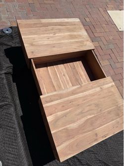 Mullins Extendable Sled Coffee Table with Storage