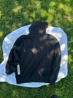 Essentials black hoodie XL