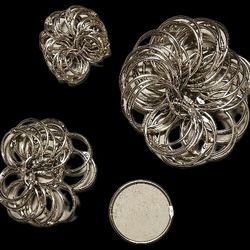 Metal Binder Rings Set