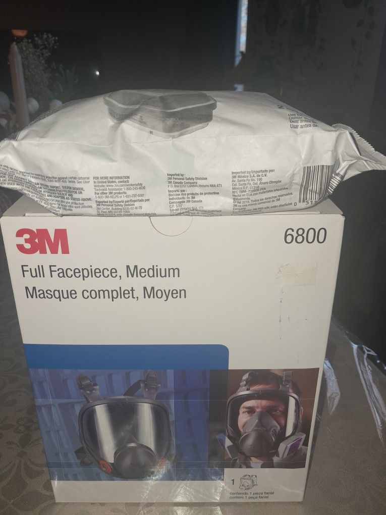 3M Full Facepiece Respirator With Filter/cartridge