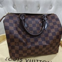Louis Vuitton Speedy Damier Ebene 25 Bandouliere