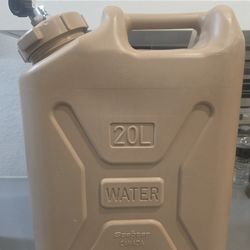 Scepter BPA Durable 5 Gallon 20 Liter Portable Military Water Storage Container for Camping, Outdoors and Emergency Management