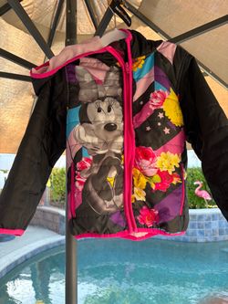4T Disney Minnie Mouse Girls Puffer Jacket