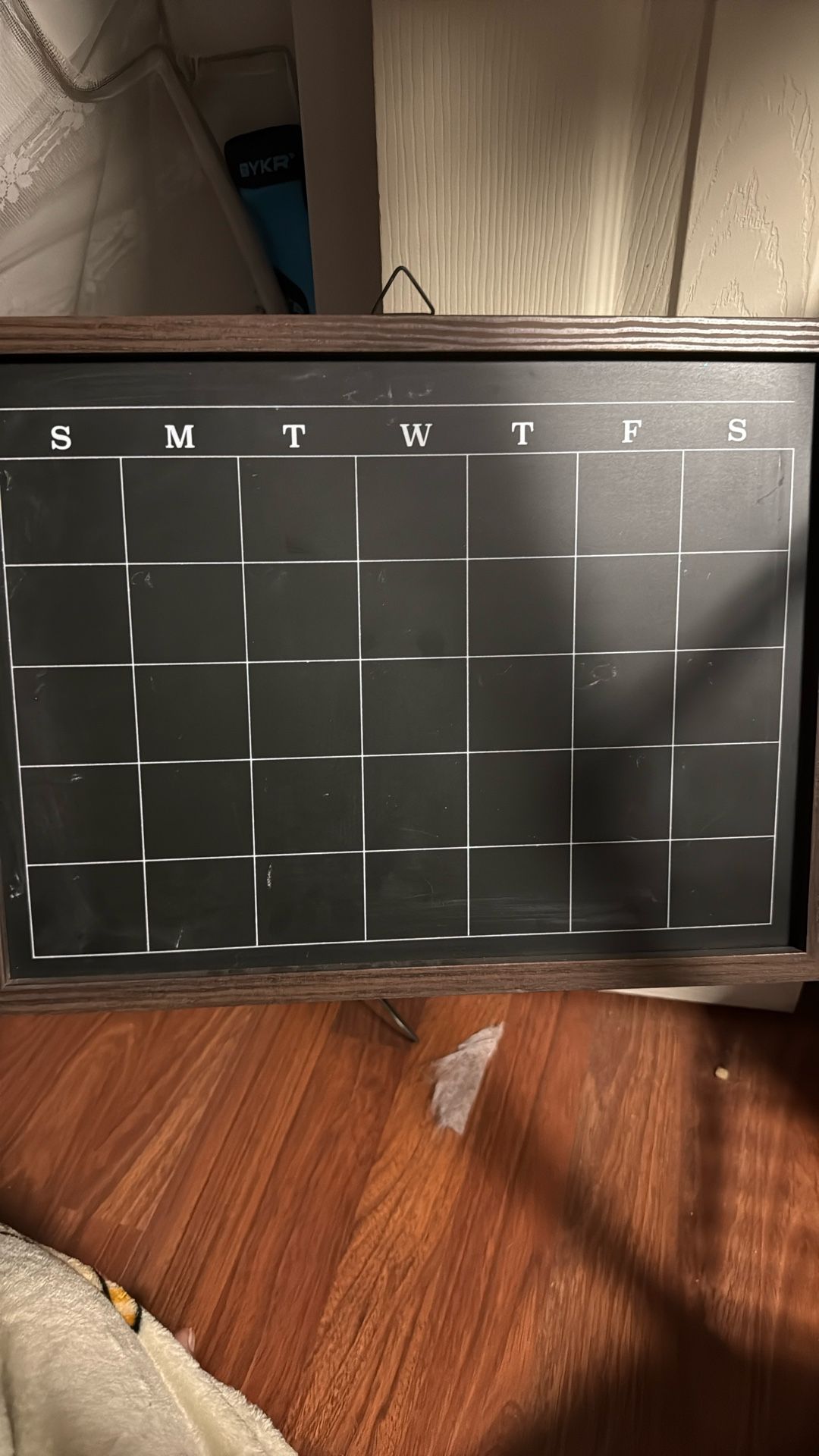 chalkboard calendar