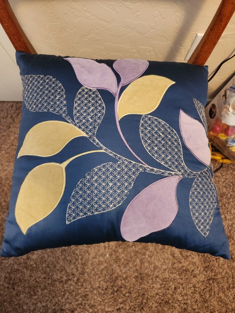 Deep Blue Couch Pillows