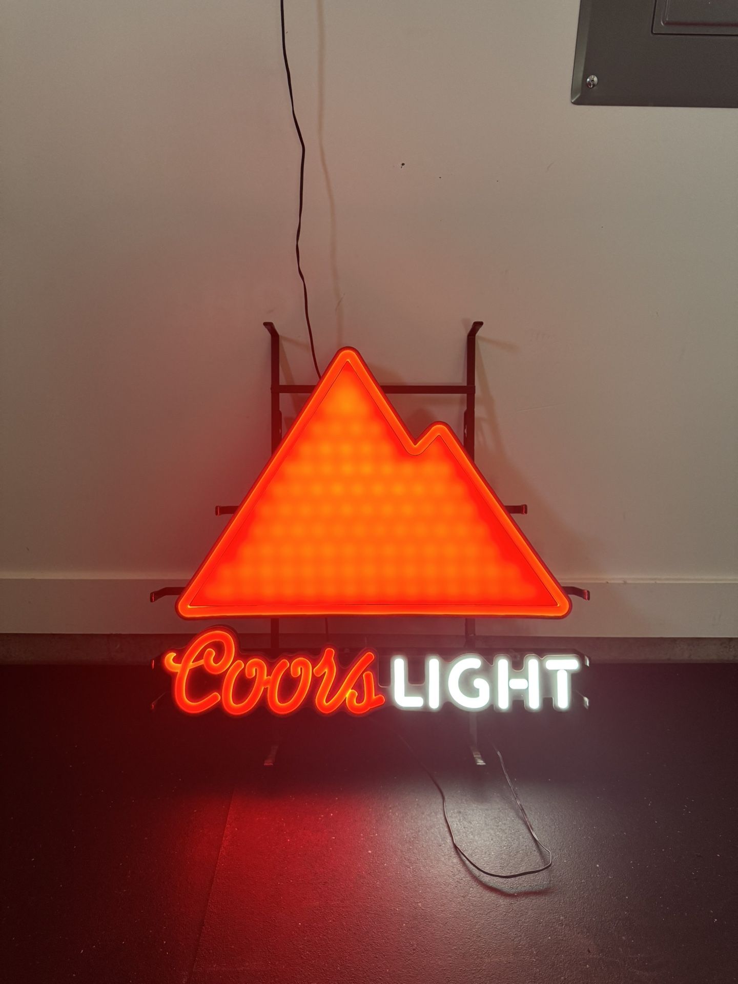 Authentic Coors Light Mountain LED Sign