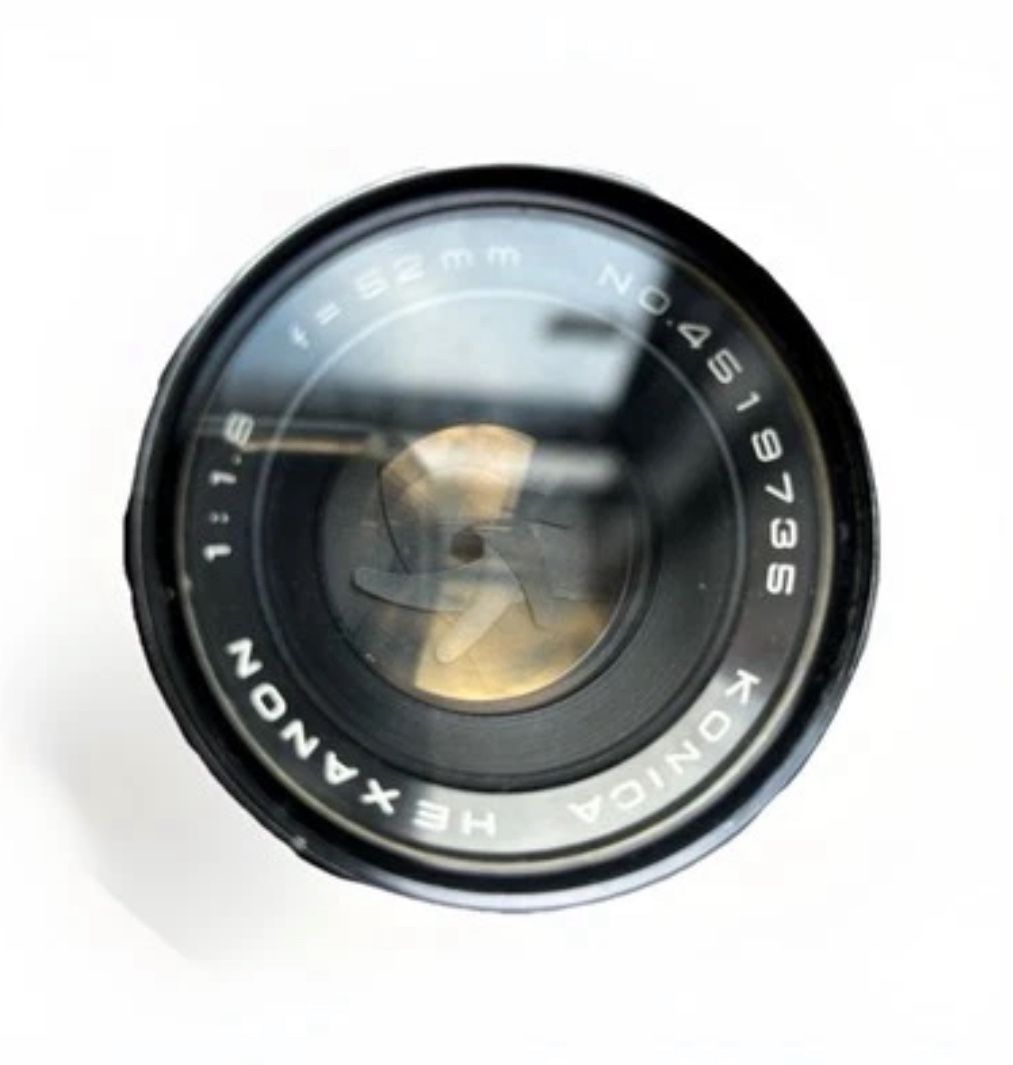 Konica Hexanon AR 50mm F1.4 Camera Lens Made in Japan