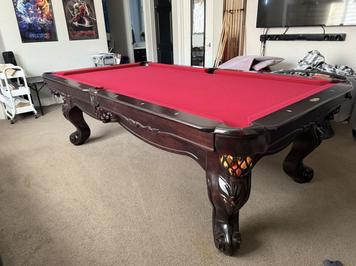 8’ Connelly Scottsdale Pool Table - Delivered & Installed