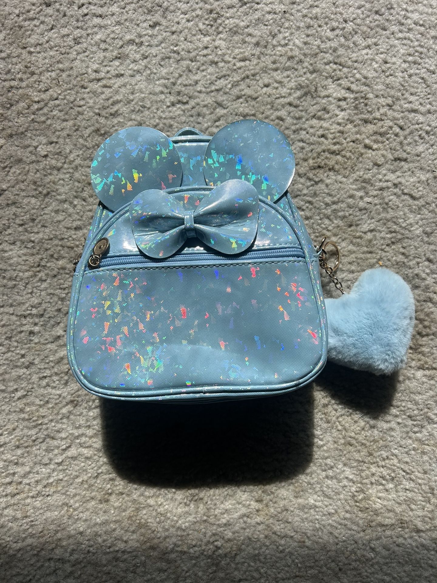 Mickey Baby Blue Small Backpack 