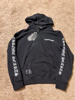 Chrome heart hoodie size small black