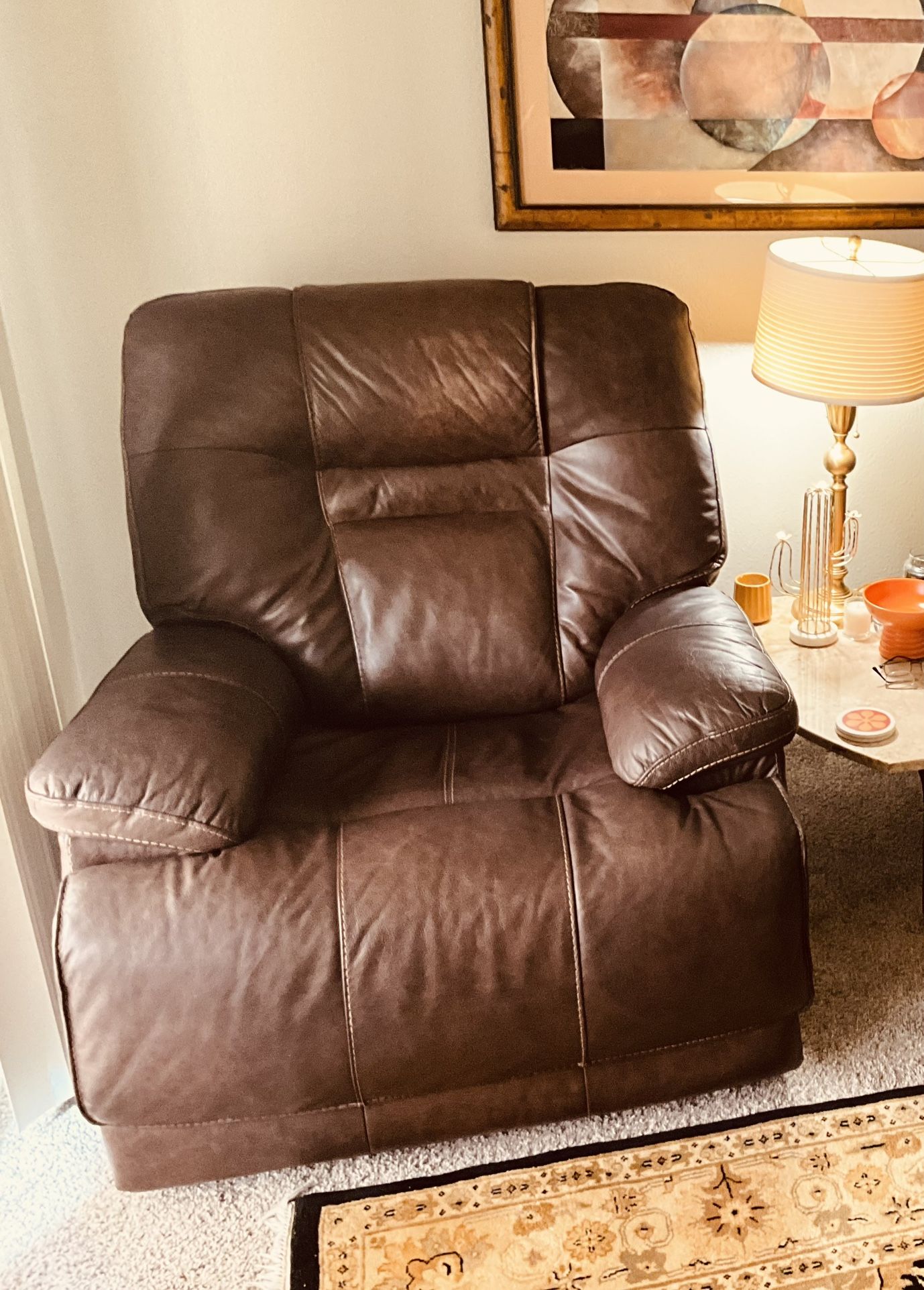 Brown Electric Recliner $175