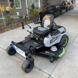 Ego Power Z6 52inch 56volt Electric Riding Lawn Mower 