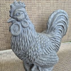 Garden Decor  H 9", W 8"1/2, Solid Resin 