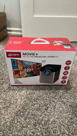 NEW In Box Movie Projector With Screen