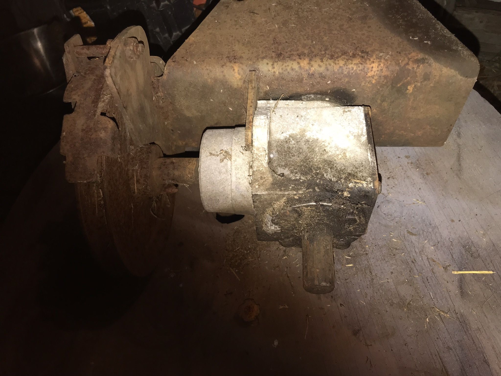 Garden tractor PTO belt driven