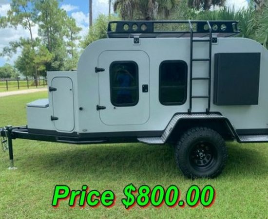 Photo  URGENT 8OO For Sale 2018 Teardrop Overland Trailer Clean title!In very good condition.