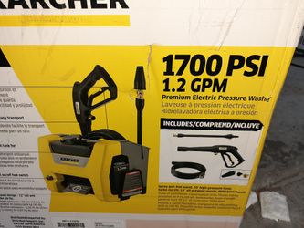 1700 karcher electric pressure washer
