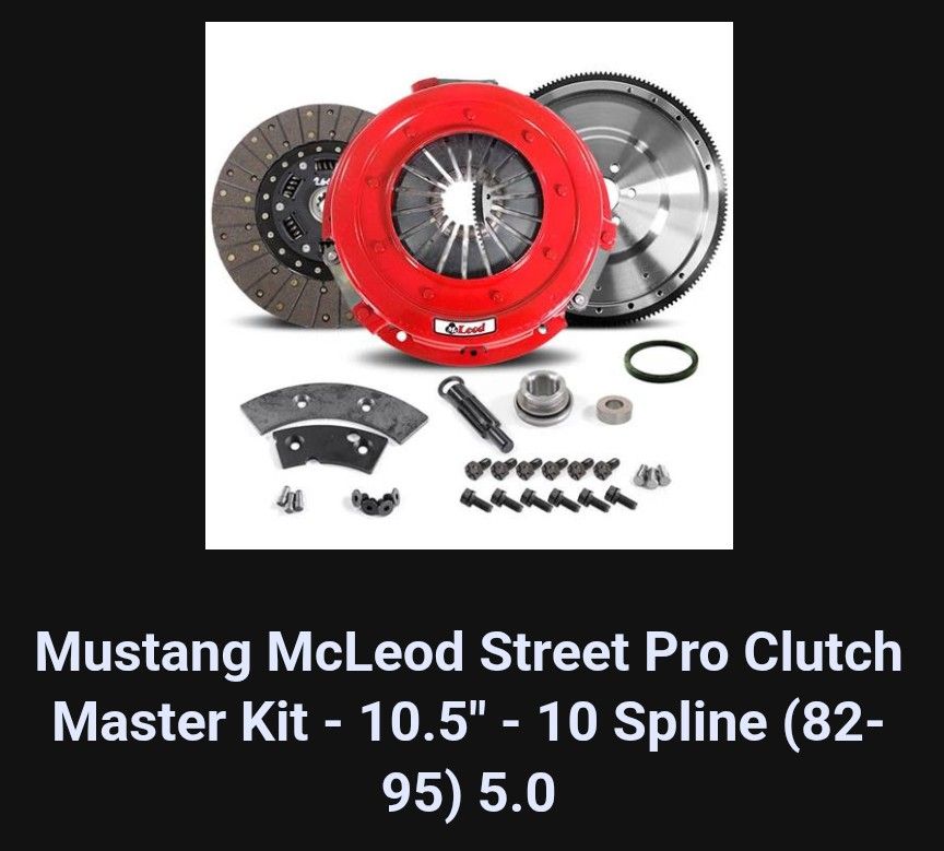 82-95 Mustang 5.0 McLead Clutch Kit