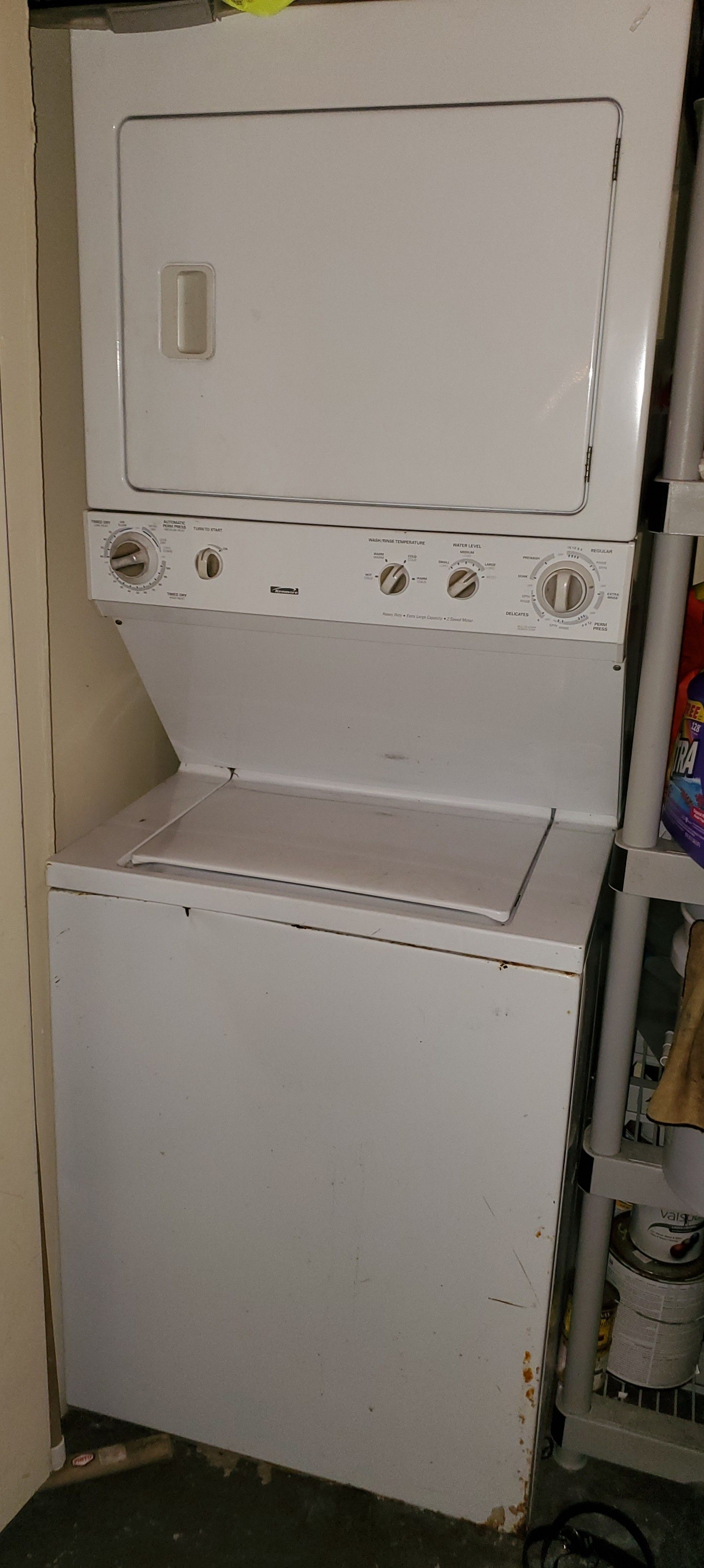 Kenmore Stacked Washer (and Dryer) machine