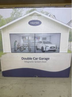 Double garage screen