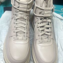 Nike Air Force  Fossil Stone/pearl White 7.5 For Women 
