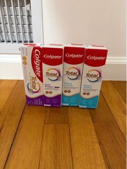 All 4 Colgate total toothpaste 12 dollars