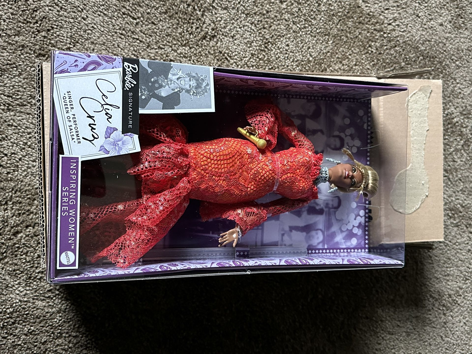 Barbie Signature Celia Cruz Inspiring Women Doll