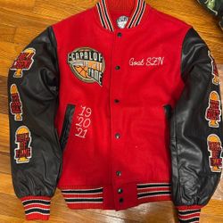 Men’s Hall Of Fame Varsity Jacket Size Small New