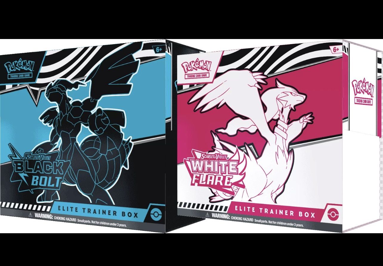Pokemon Black Bolt and White Flare ETB