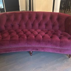 Burgundy Velvet Soft 