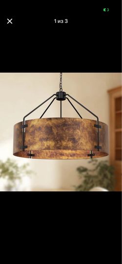 Drum chandelier