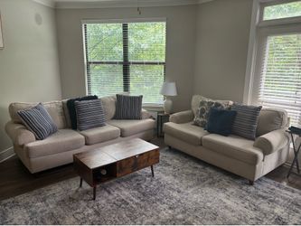 Sofa and loveseat