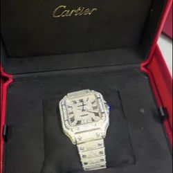 Vvs Moissinite Watch pass Diamond Test