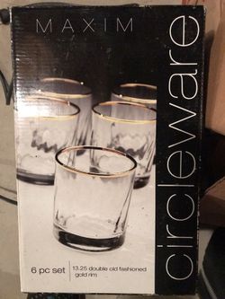 Maxim Circleware 6pc Glasses