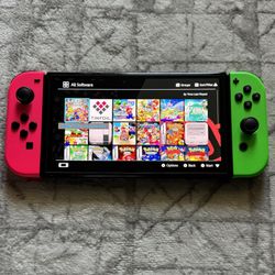 Nintendo Switch Oled With Hundreds Of Games Included 