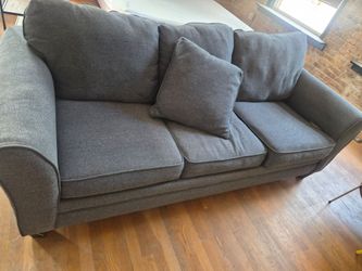 Small grey couch