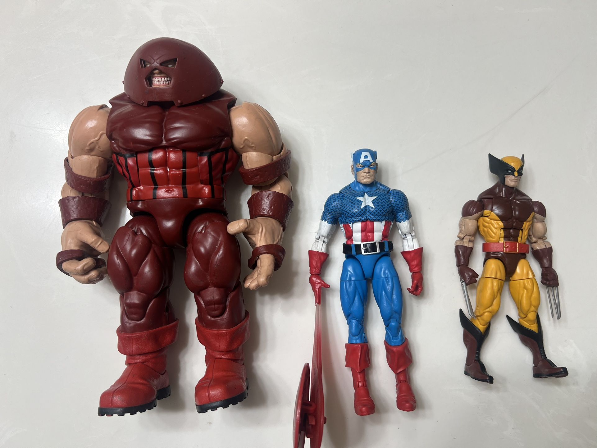 Marvel Legends Juggernaut/captain America/wolverine
