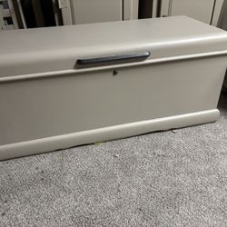 Laura Ashley Vintage Trunk very Old, But Painted It Riverstone