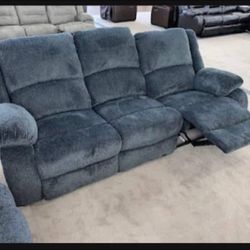Draycoll Dark Colored Cozy Manuel Reclining Sofa🆕 Living Room 🤩 Fast Delivery 🚚 