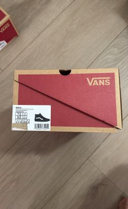 Vans Sk8-Hi Top Black Suede Men 7.5 Wo 9