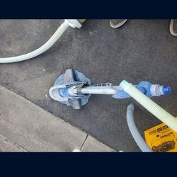 Kreepy Krauley Pool Cleaner  With Added  Large Hayward  In Line Leaf Catcher   With Some Extra Hose Extensions 