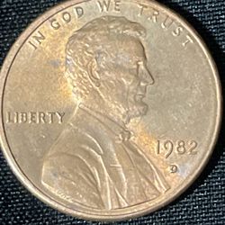 RARE 1982-D Small Date Lincoln Cent – Zinc – Transitional Error – 2.5g – Uncertified