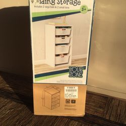 Storage With Sliding Bins 