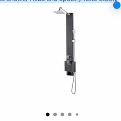 Stainless steel shower panel