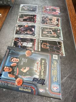 2025-26 Topps Chrome Update Basketball Sealed Blaster + 26 Card Rookie/Refractor/ All Stars Lot