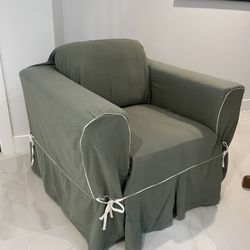 Sage Green Club Comfy Chair