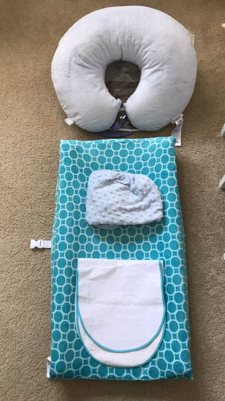 Boppy pillow and changing pad nursery bundle