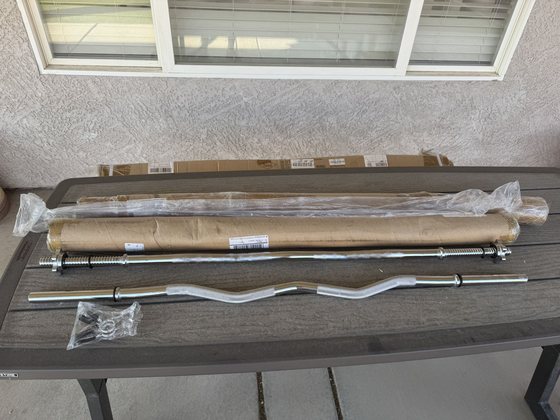 Curl Bars - Standard for Plates - New / Unused