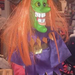 Singing Witch Halloween Novility 