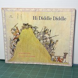 Hi Diddle Diddle by Mother Goose, Art by Nola Langner - 1966 Vintage (Paperback)